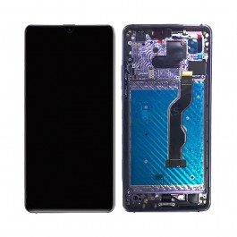 Pantalla completa LCD y táctil con MARCO para Huawei Mate 20 X / Mate 20X