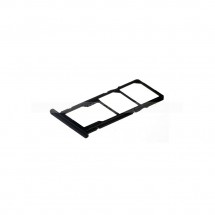 Bandeja porta tarjeta Sim y MicroSD color negro para Huawei Honor 8C / Honor Play 8C