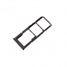 Bandeja porta tarjeta Sim y MicroSD color negro para Samsung Galaxy A9 2018 (A920)
