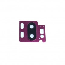 Cirstal lente cámara con marco color rosa para LG G7 ThinQ G710