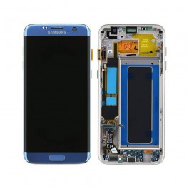 Pantalla ORIGINAL Service Pack completa color azul para Samsung Galaxy S7 Edge G935F