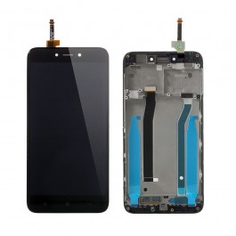Pantalla completa LCD y táctil negro con MARCO para Xiaomi Redmi 4X