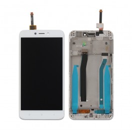 Pantalla completa LCD y táctil blanco con MARCO para Xiaomi Redmi 4X