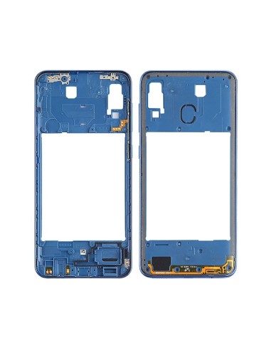 Carcasa intermedia trasera color azul para Samsung Galaxy A30 A305F