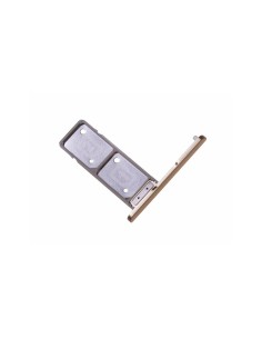 Bandeja porta Sim y MicroSD color dorado para Sony Xperia XA1 Plus