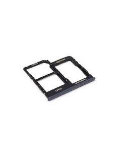Bandeja porta tarjeta Sim y MicroSD color negro para Samsung Galaxy A40 (A405F)