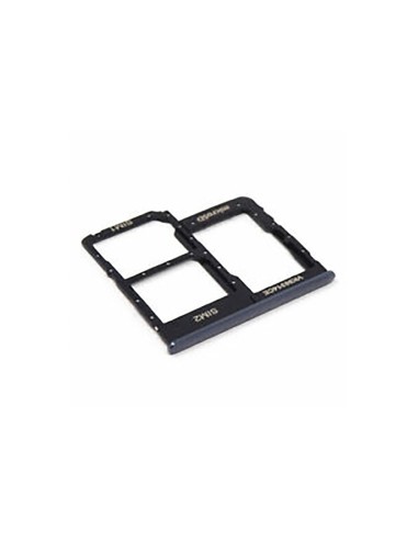 Bandeja porta tarjeta Sim y MicroSD color negro para Samsung Galaxy A40 (A405F)