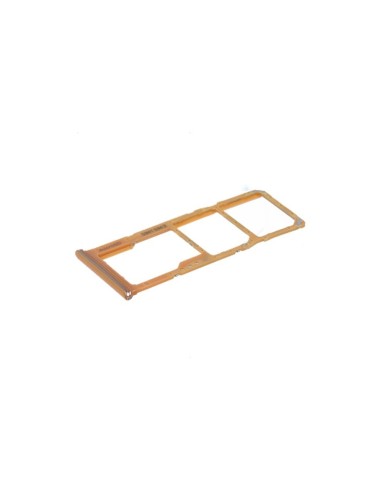 Bandeja tarjeta Sim y MicroSD color dorado para Samsung Galaxy A70 (A705F)
