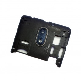 Carcasa intermedia negra con cristal lente cámara para Wiko Jerry 3 (swap)