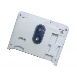 Carcasa intermedia blanca con cristal lente cámara para Wiko Jerry 3 (swap)