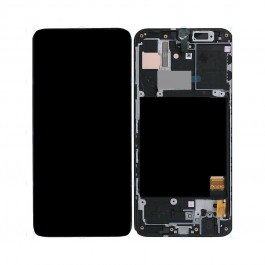 Pantalla completa LCD y táctil con marco negro para Samsung Galaxy A40 (A405F)