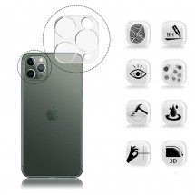 Protector Cristal Templado para cámara trasera iPhone 11 Pro