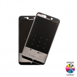 Marco frontal display blanco / negro Xiaomi Redmi 4X (swap)