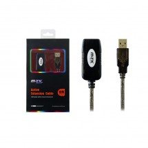 Cable alargador USB con aplificador de señal 10m OP