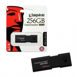 PenDrive Kingston DataTraveler 100 G3 de 256Gb USB 3.1 130Mb/s