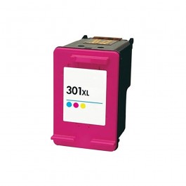 Cartucho Tinta compatible HP 301XL Tricolor para impresoras HP