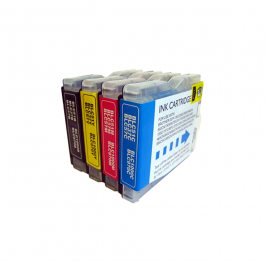 Cartucho Tinta compatible LC970/1000 para impresora Brother
