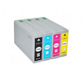 Cartucho Tinta compatible T7011 T7012 T7013 T7014  para impresoras Epson