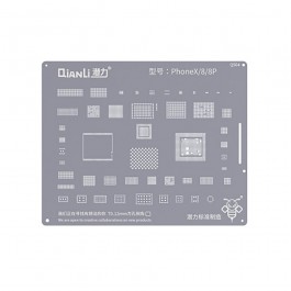 Qianli QS04 Plantilla reballing extrafina soldadura chip iPhone 8 / 8 Plus iPhone X