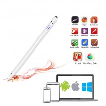 Lápiz óptico Stylus precisión para pantalla táctil móvil tablet portátil Recargable USB