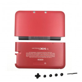 Carcasa color rojo con botones para Nintendo 3DS XL