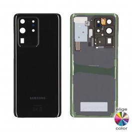 Tapa con Cristal Cámara y Adhesivo para Samsung Galaxy S21 Ultra G998F