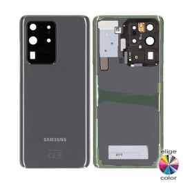 Tapa con Cristal Cámara y Adhesivo para Samsung Galaxy S20 Ultra G988