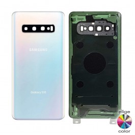 Tapa con Cristal Cámara y Adhesivo para Samsung Galaxy S10 Plus G975F