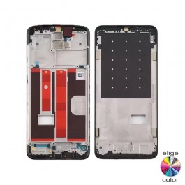 Chasis marco frontal display color negro para Oppo A5 2020