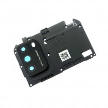 Cristal lente cámara con marco negro para Xiaomi Pocophone M3 / Poco M3