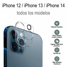 Protector cristal templado cámara para iPhone 12 / iPhone 13 / iPhone 14