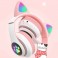 Cascos auriculares inalámbricos Niños Niñas forma Oreja Gato Bluetooth Plegable
