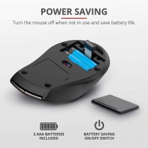 Trust Kuza ratón Wireless Inalámbrico Óptico ergonómico 2