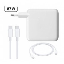 Cargador para Apple Macbook Pro 15" de 87W cable Tipo C 