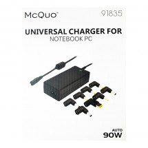 Cargador universal Automático 90W para portátiles - McQuo 91835