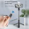 Palo Selfie Trípode con luz extensible hasta 104cm Bluetooth inalámbrico Q02s