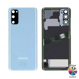 Tapa con Cristal Cámara y Adhesivo para Samsung Galaxy S20 G980