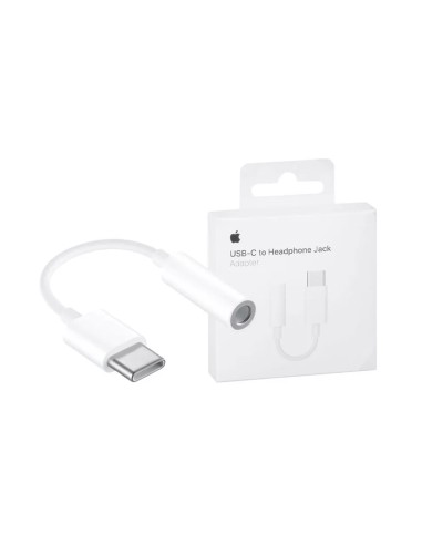 Cable adaptador calidad Original Apple Audio USB C A Jack 3.5MM