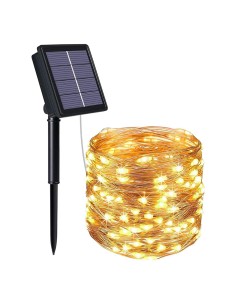 Tira Luz Solar Exterior 32m 300 leds 8 Modos de iluminación
