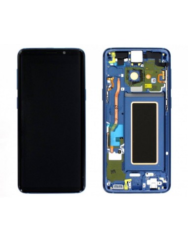 Pantalla completa Original Service Pack color Azul para Samsung Galaxy S9 G960