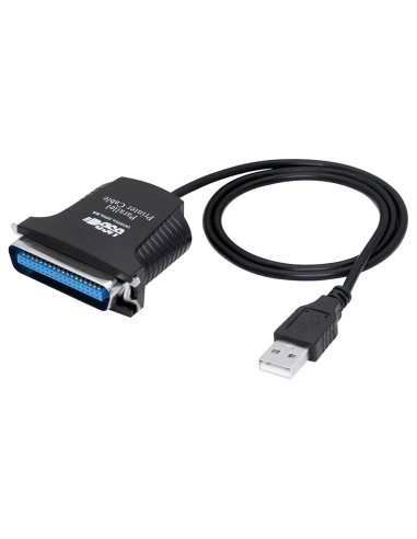 Cable adaptador USB a impresora paralelo IEEE 1284 de 36pin CN36