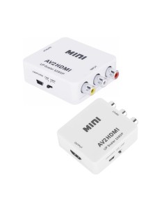 Adapador convertidor audio vídeo RCA a HDMI FullHD 1080p