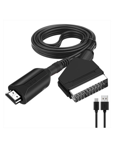 Cable adaptador convertidor Vídeo HDMI A Euroconector SCAR
