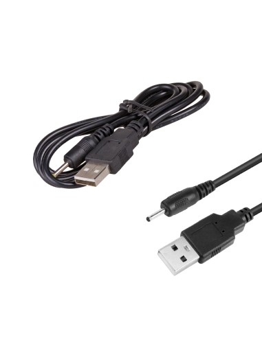 Cable alimentación USB a DC 2.5mm / 0.7mm 5V