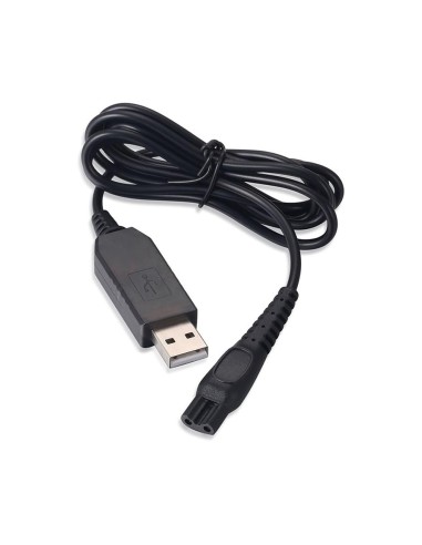 Cable de carga USB de 4.3V alimentación A00390 para afeitadora Philips - Ref. AC019