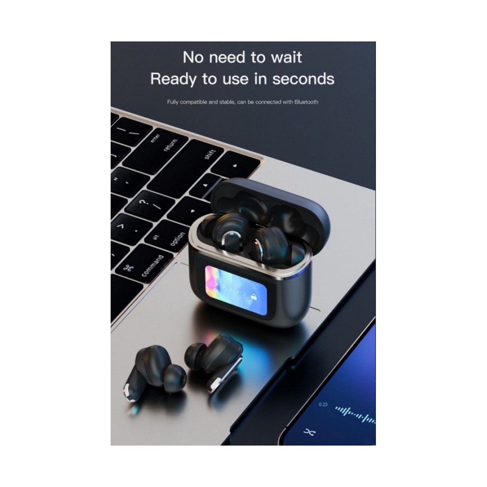 Auriculares inalámbricos bluetooth pantalla táctil