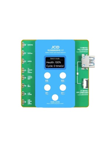 JCID JD Q1 Placa reparación batería modifica valor estado y ciclos sin FPC iPhone 11 a 15 Pro Max