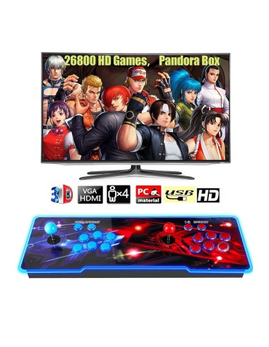Consola Pandora 3D Plus con 26800 juegos retro HDMI VGA Full HD hasta 4 jugadores