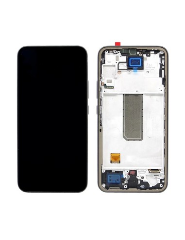 Pantalla completa calidad Amoled con marco para Samsung Galaxy A34 5G A346 - negro