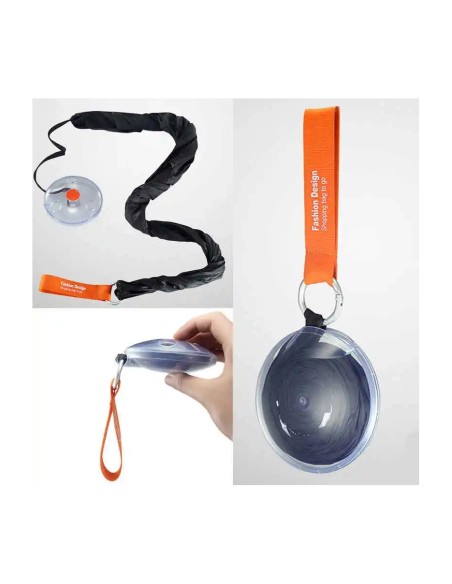 Bolsa reutilizable compacta para compra piscina playa aire libre-5